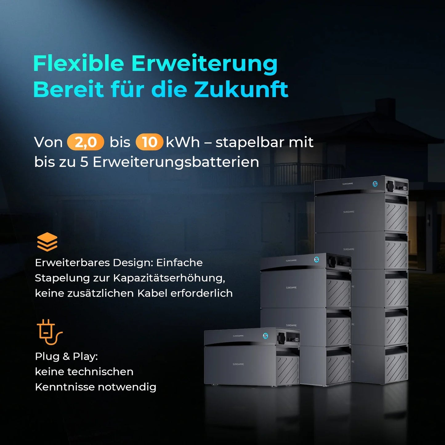 Glory 2,05 kWh Solarspeicher (Semi-Solid)
