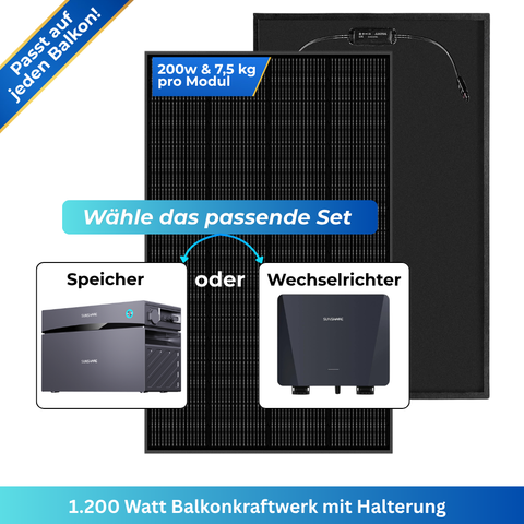 1.200W Sunshare Balkonkraftwerk