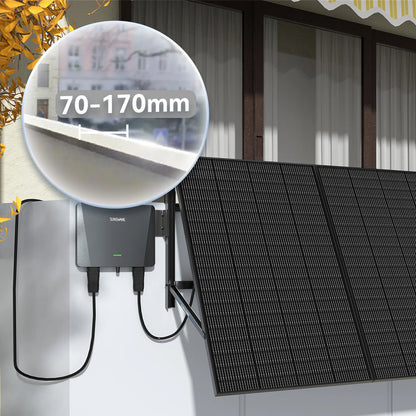 200W Balkonkraftwerk Sunshare mit 1,5kWh Speicher (1 x 200w Module + optionaler Speicher 1,5kWh)