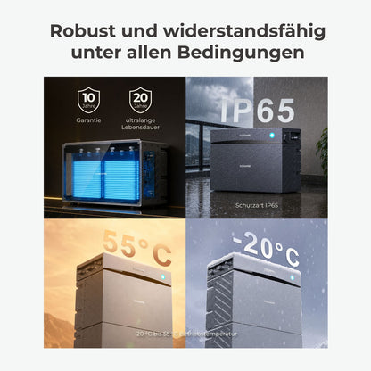 Glory Basiseinheit 4.019 Wh Speicher mit Hybrid-Wechselrichter
