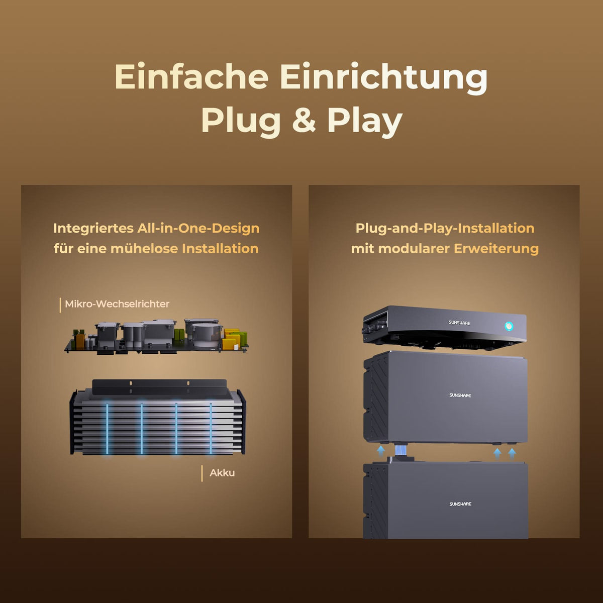 Glory Basiseinheit 4.019 Wh Speicher mit Hybrid-Wechselrichter
