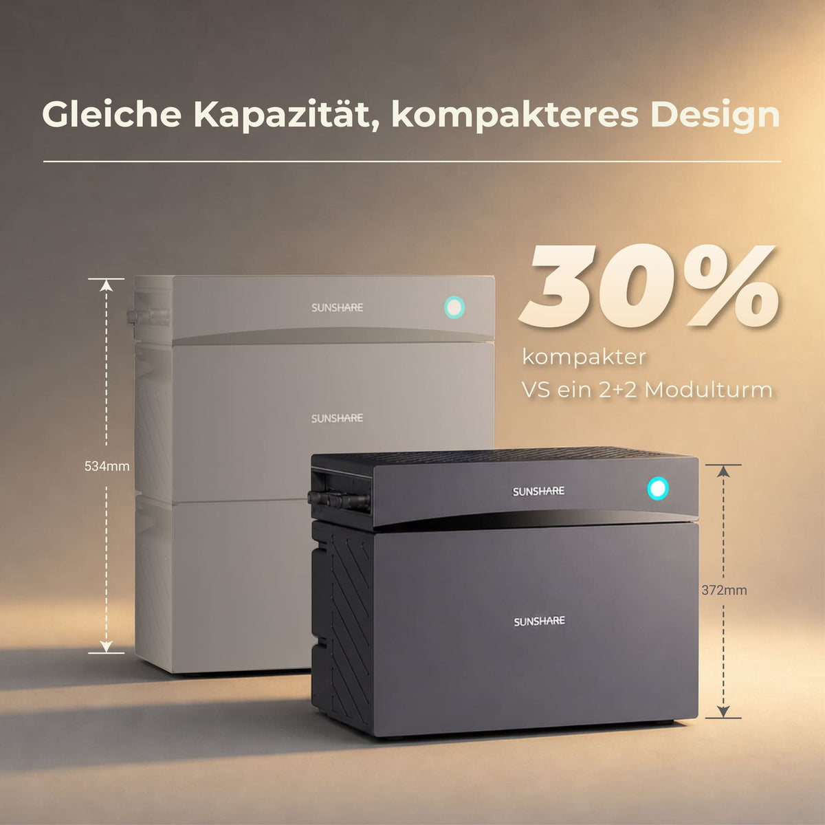 Glory Basiseinheit 4.019 Wh Speicher mit Hybrid-Wechselrichter